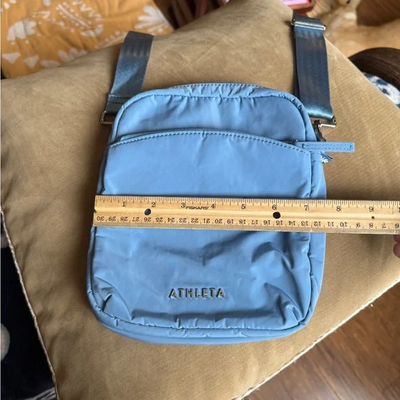 Athleta Light Blue Crossbody Bag - Picture 7 of 12